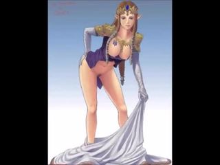 Legend di zelda - principessa zelda hentai sporco clip