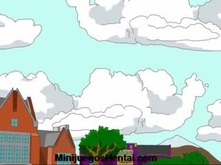 Dessin animé x évalué vidéo - la cité universitaire salopes cochon film jeu
