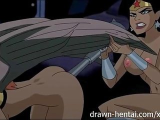 Justice league hentai - dva holky pre batman manhood