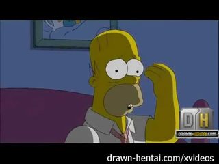 Simpsons 臟 電影 - 成人 夾 夜晚